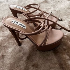 *Nude Steve Madden heels*